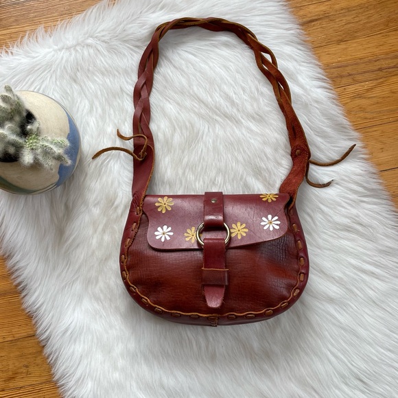LIKE NEW Vintage handmade leather bag - Picture 2 of 11